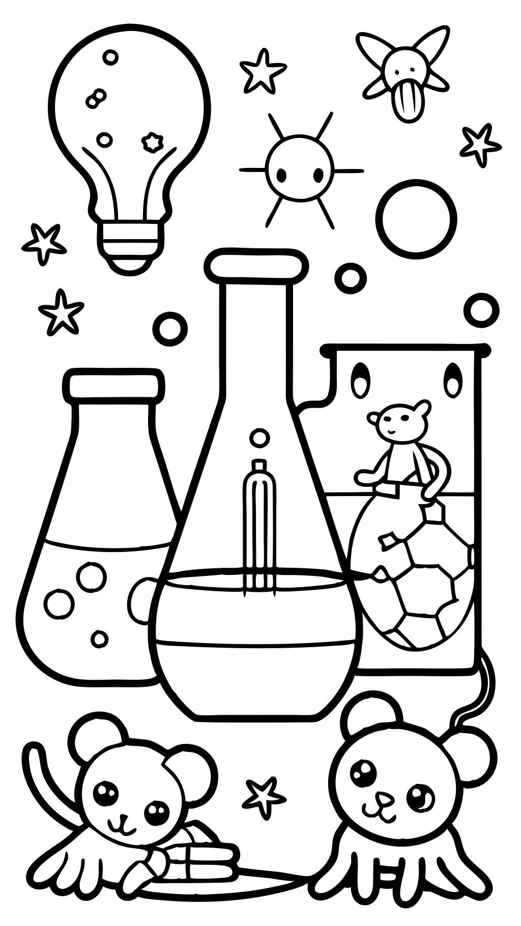 coloriages de laboratoire